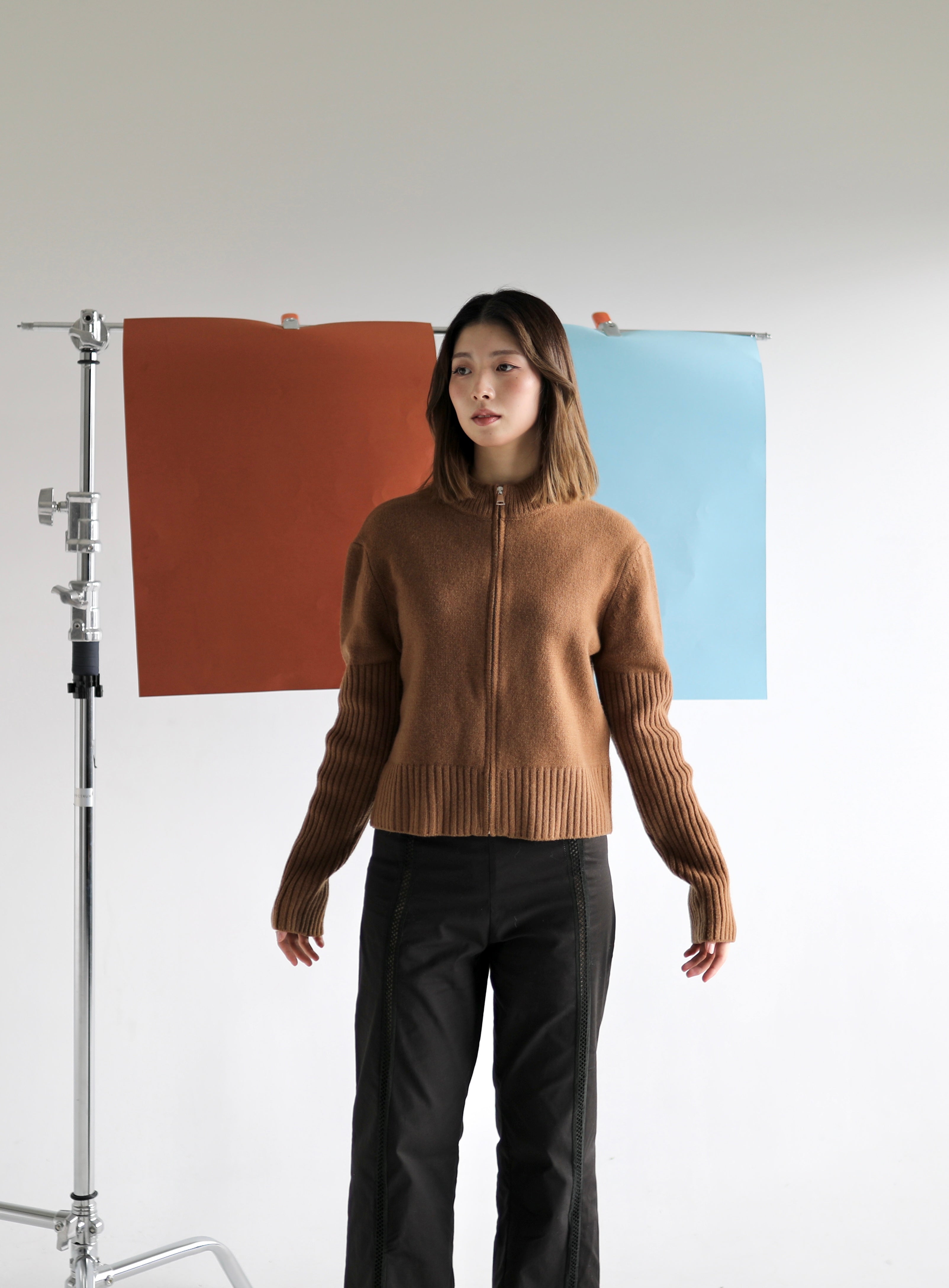 Mila cardigan in caramel
