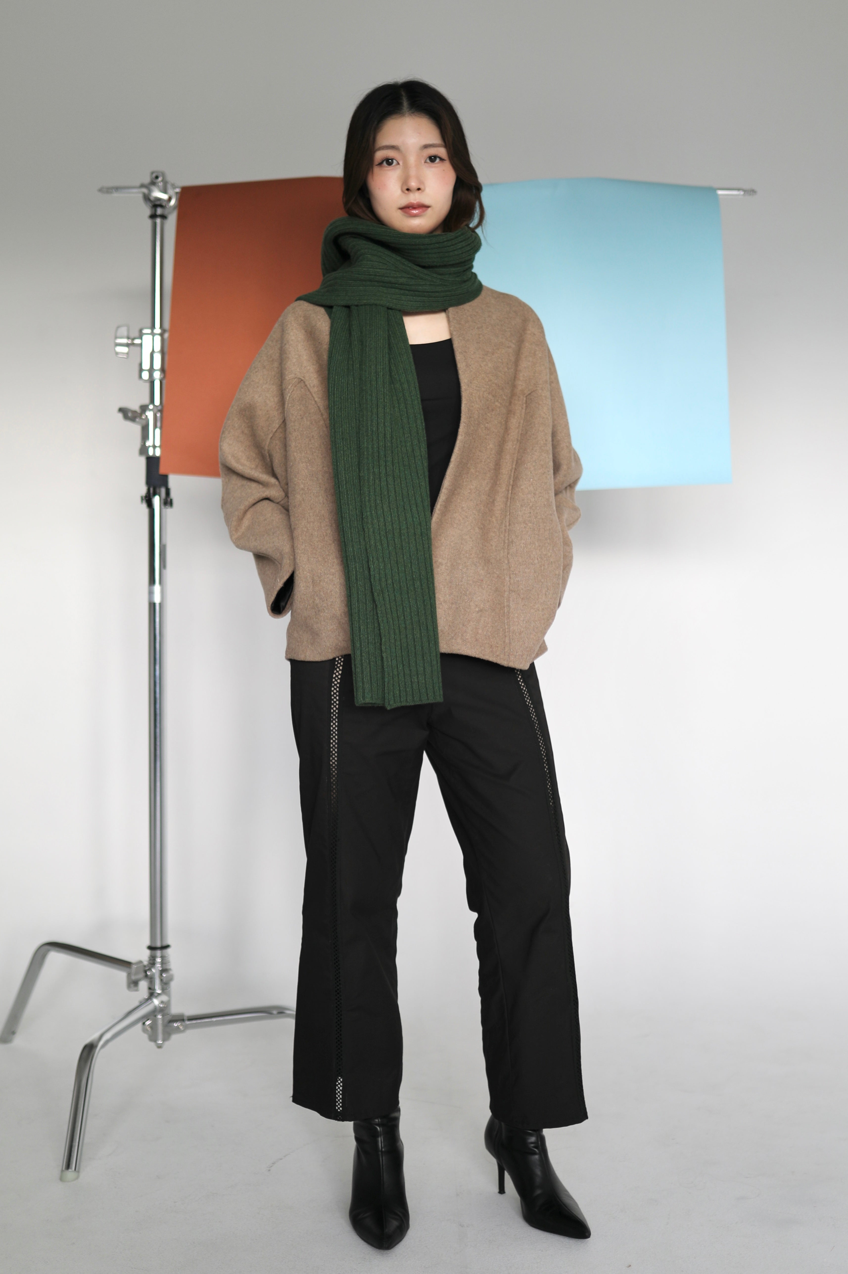 Fenna wool jacket in Oat