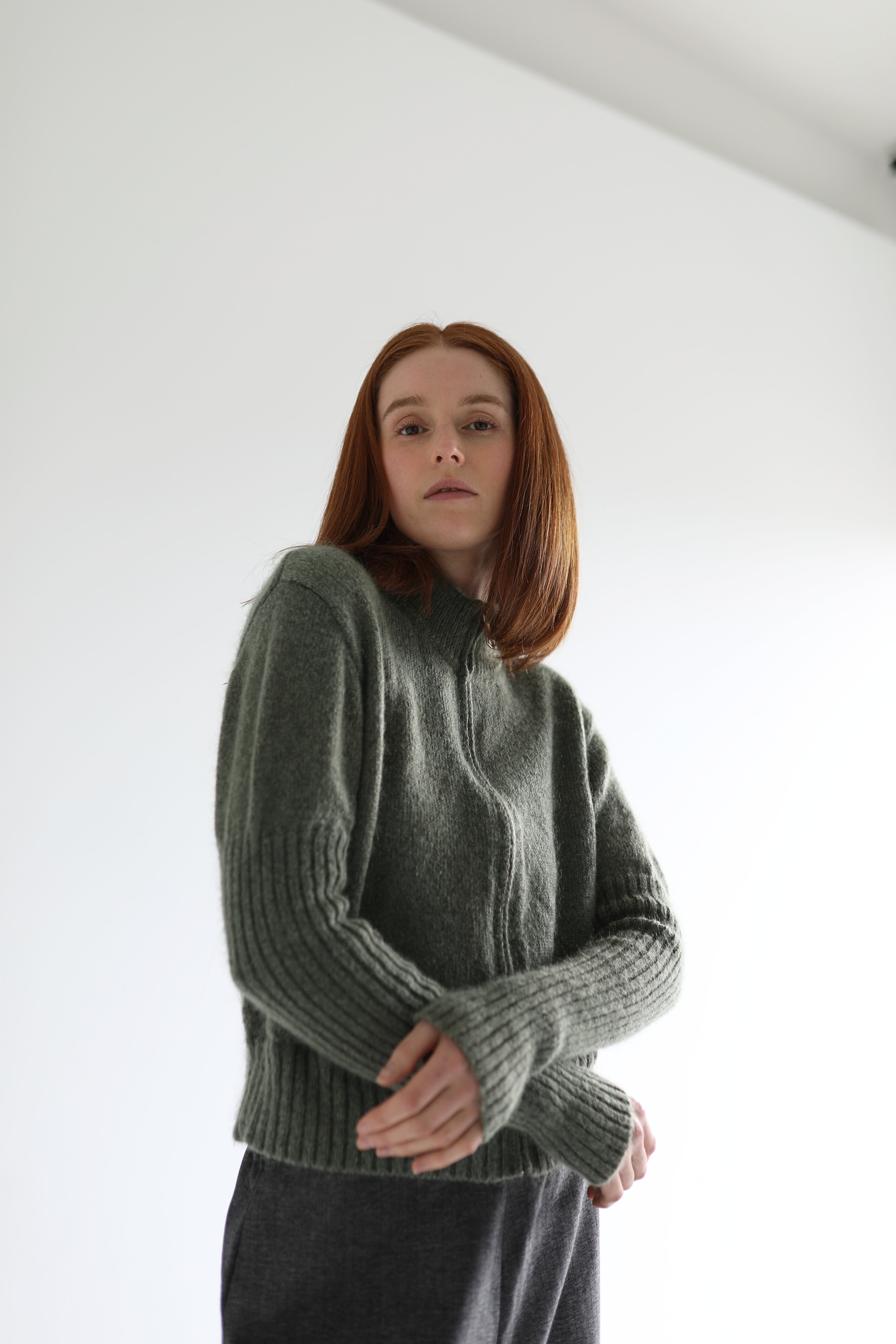 Mila cardigan in pistachio green