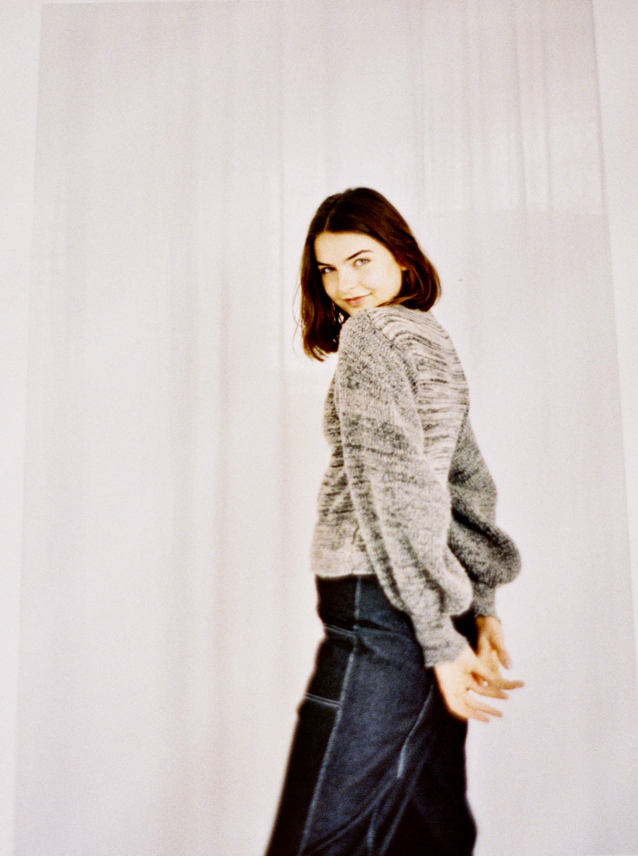 Marble High neck knit