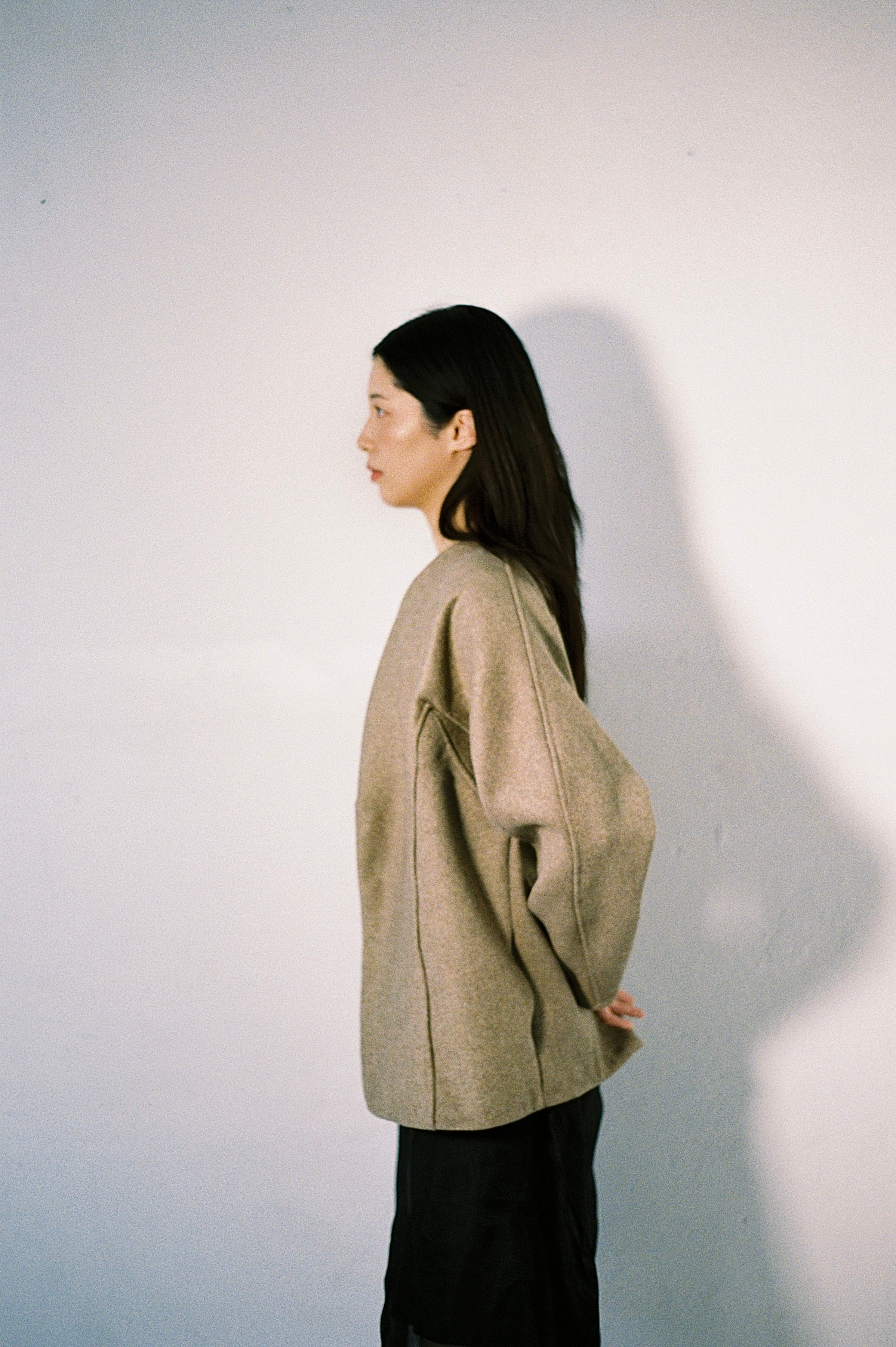 Fenna wool jacket in Oat