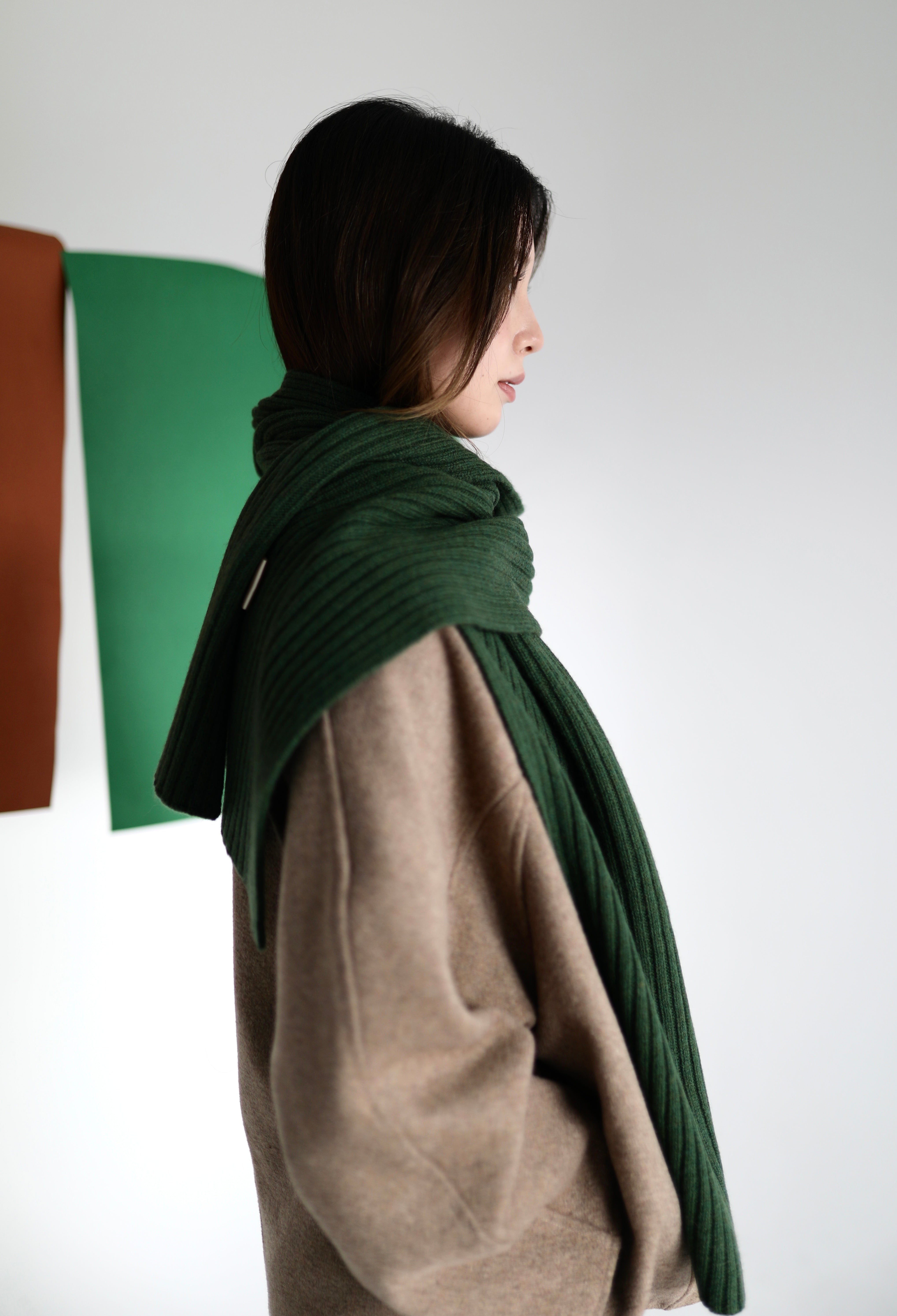 Mila scarf Forest Green