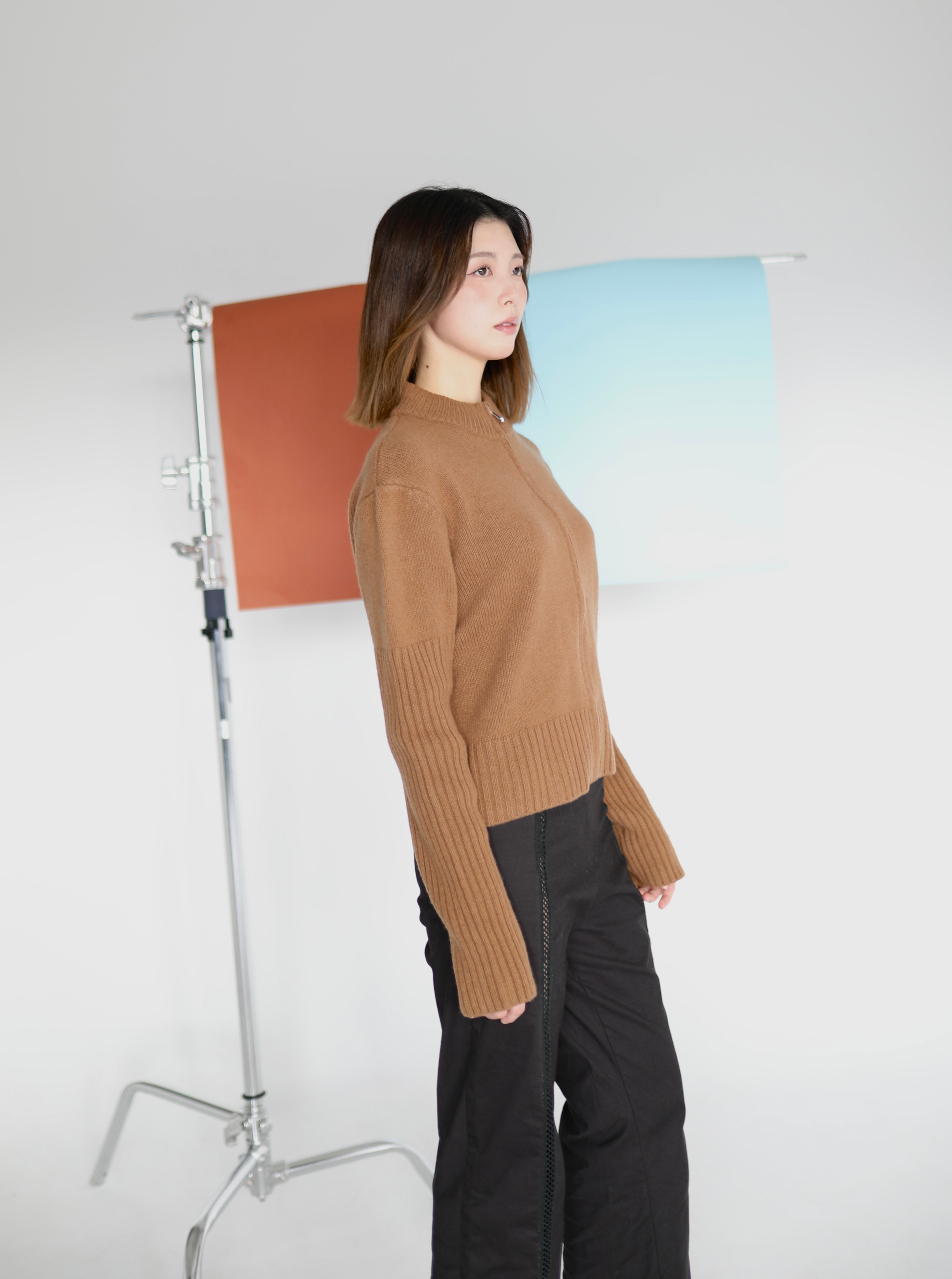 Mila cardigan in caramel