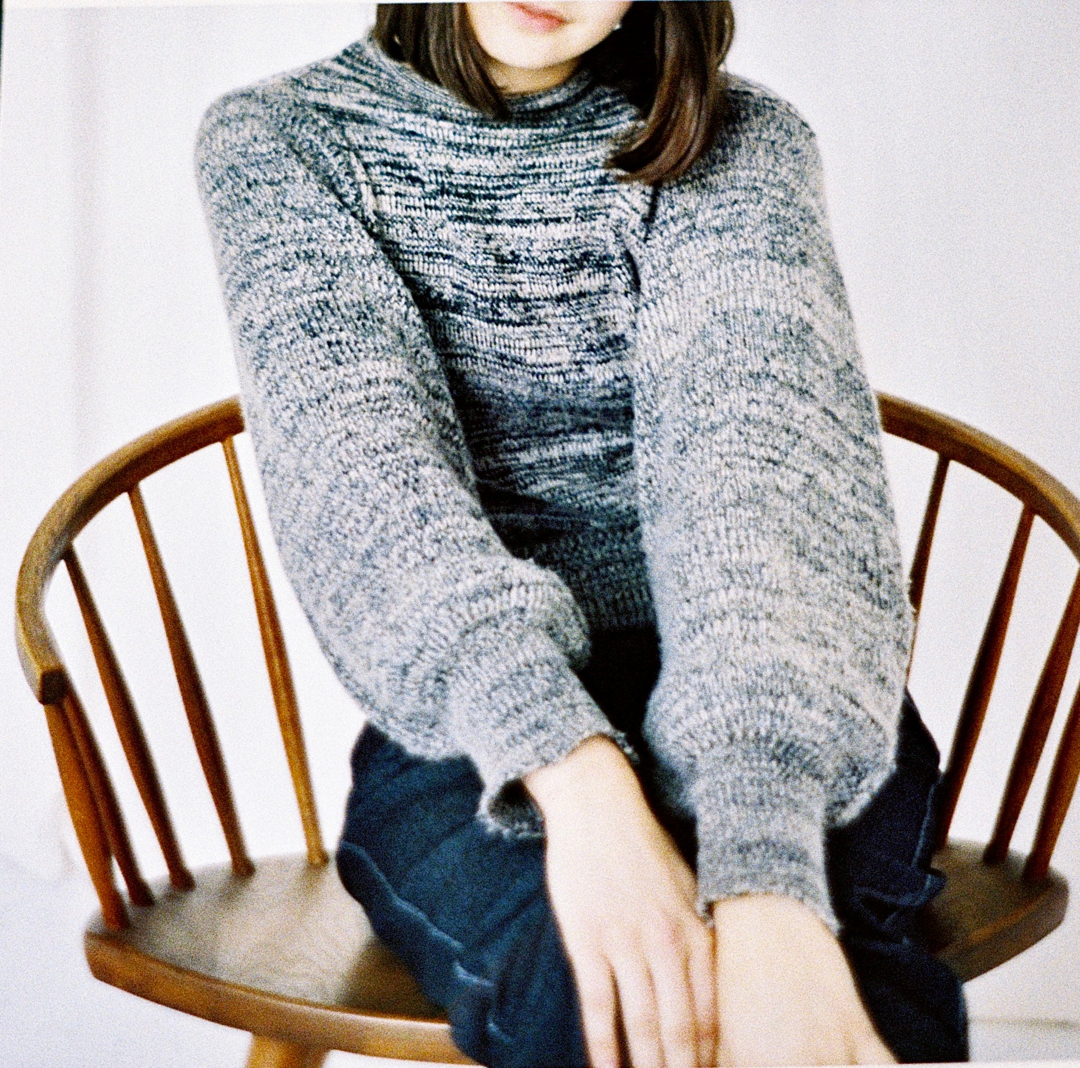 Marble High neck knit
