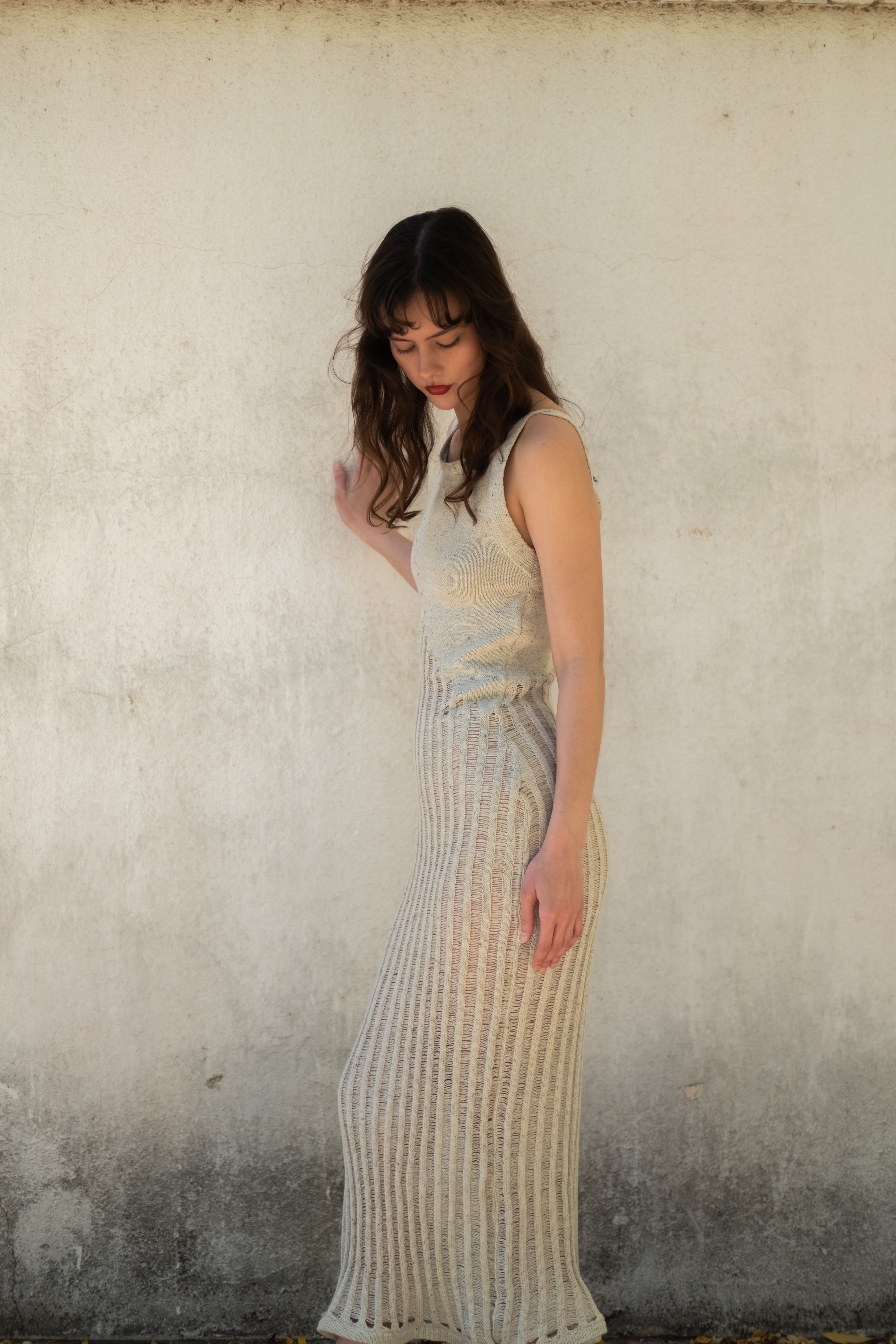 JONI LINEN KNIT DRESS