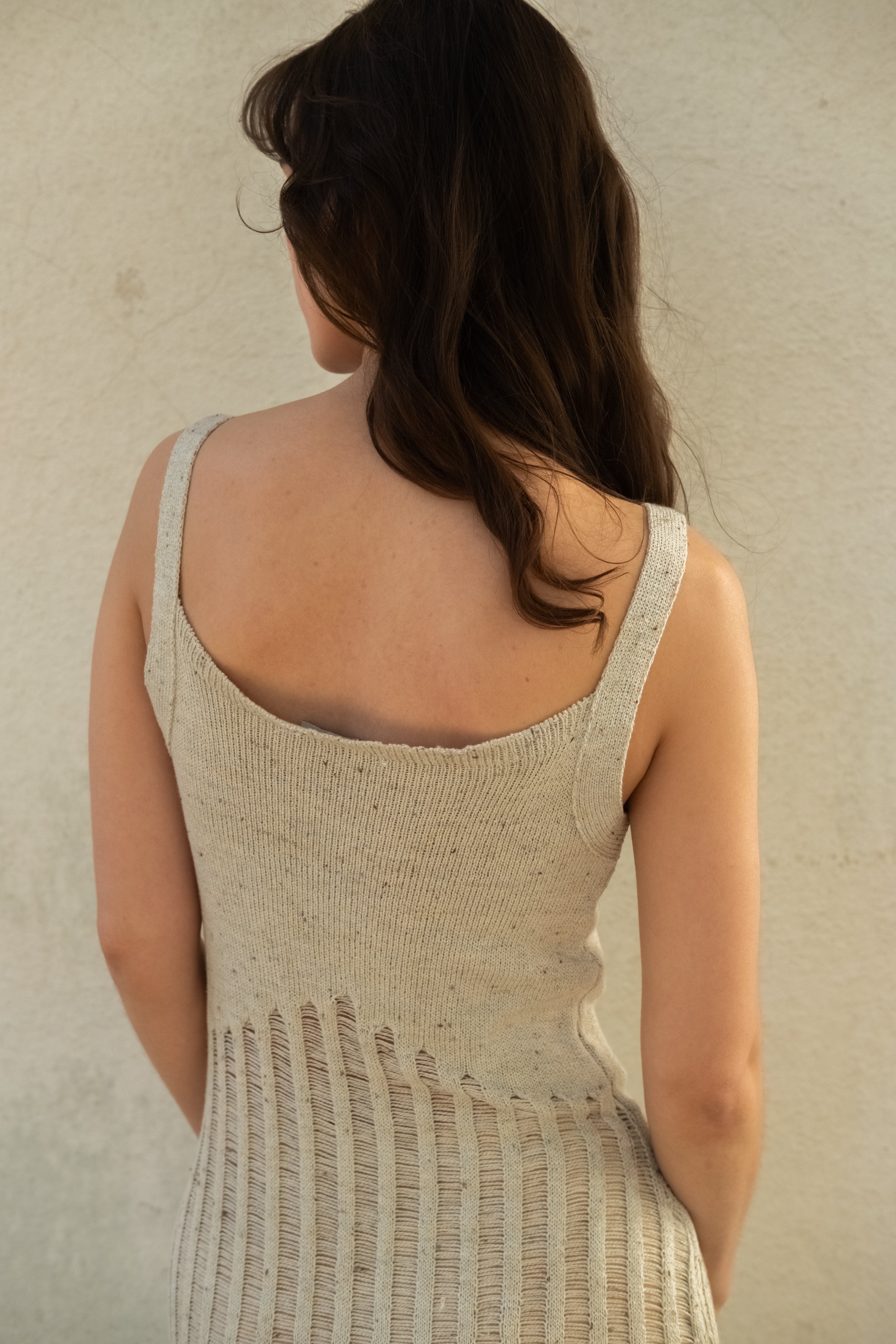 JONI LINEN KNIT DRESS