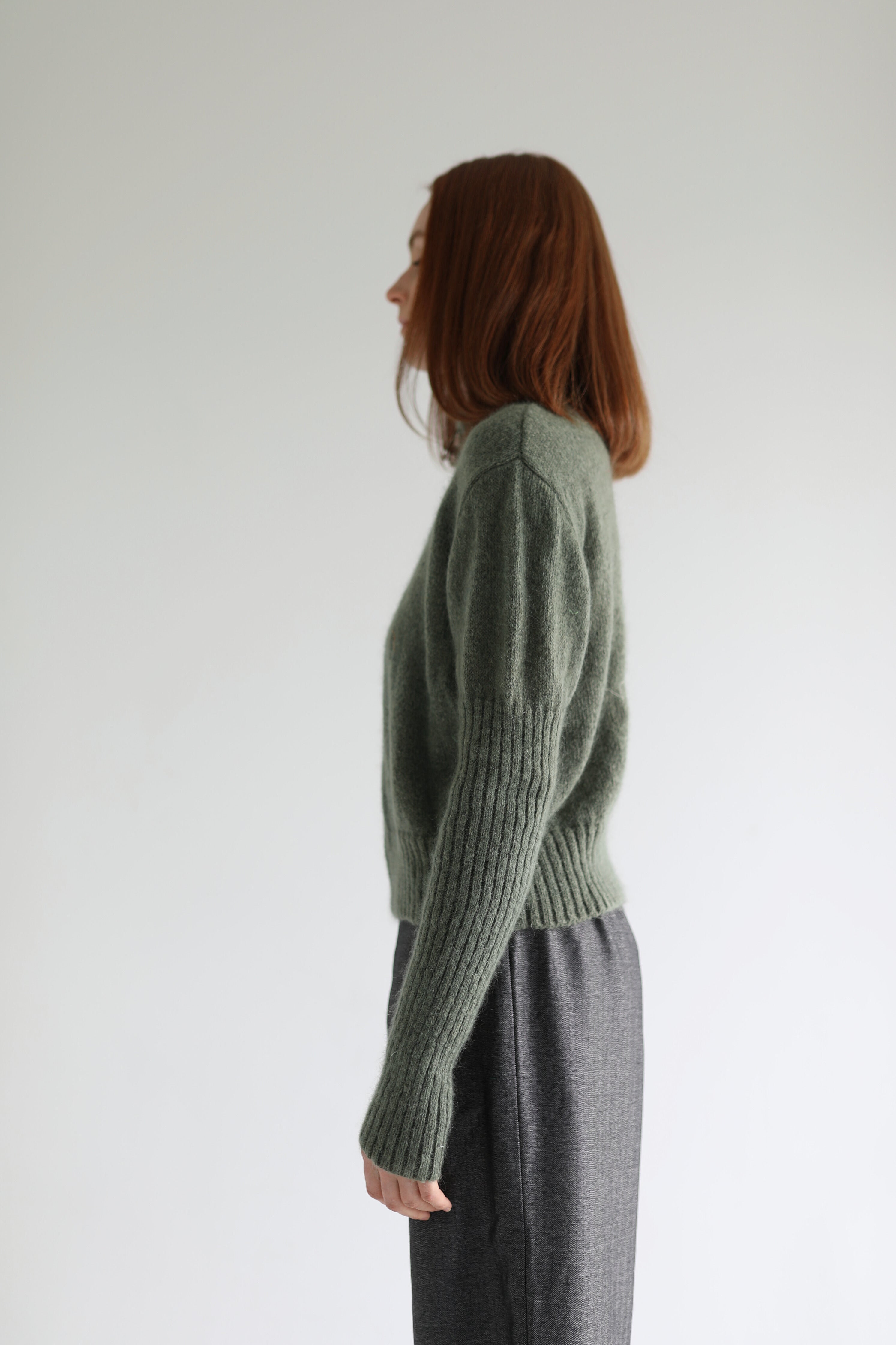 Mila cardigan in pistachio green