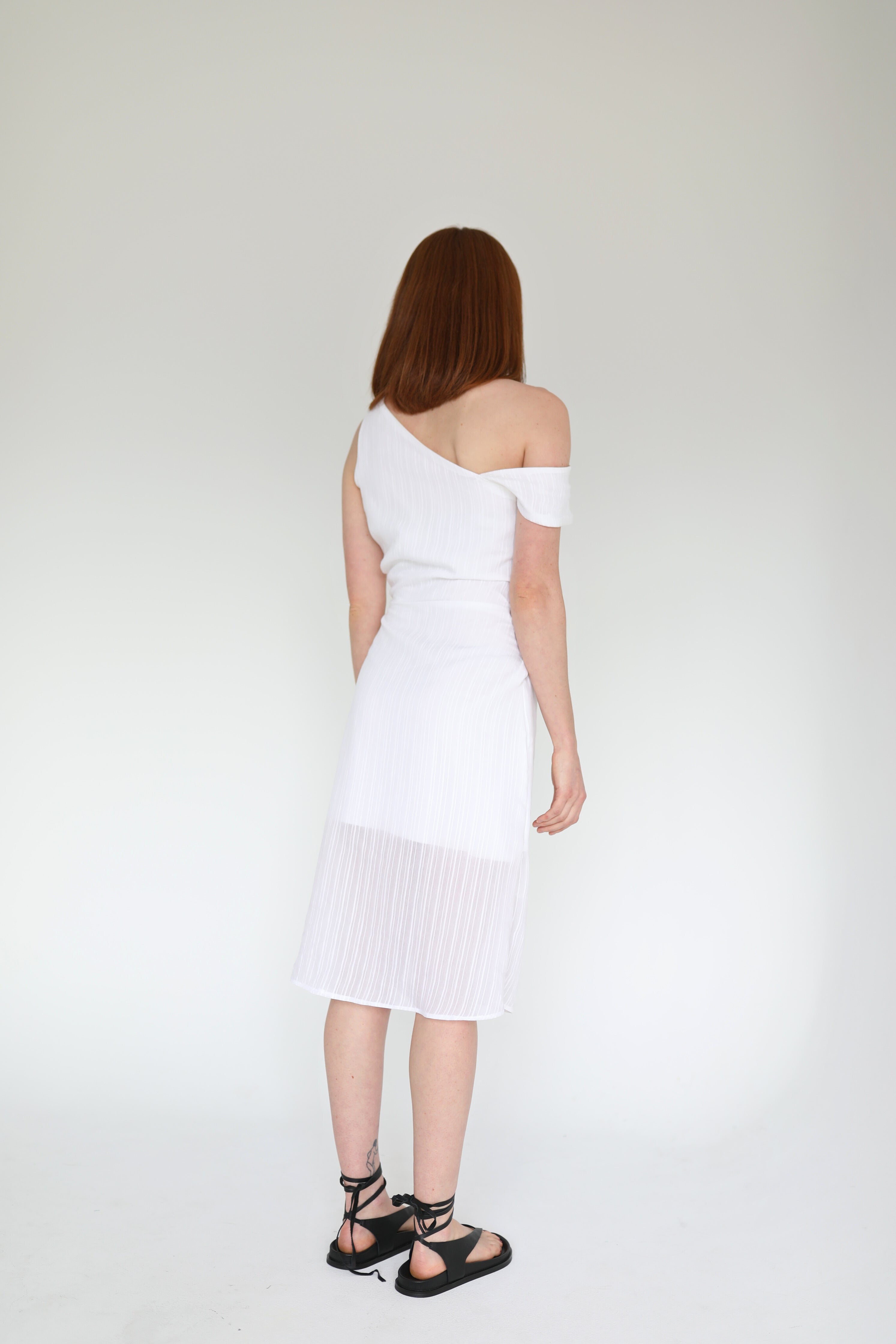 Amare Dress in White