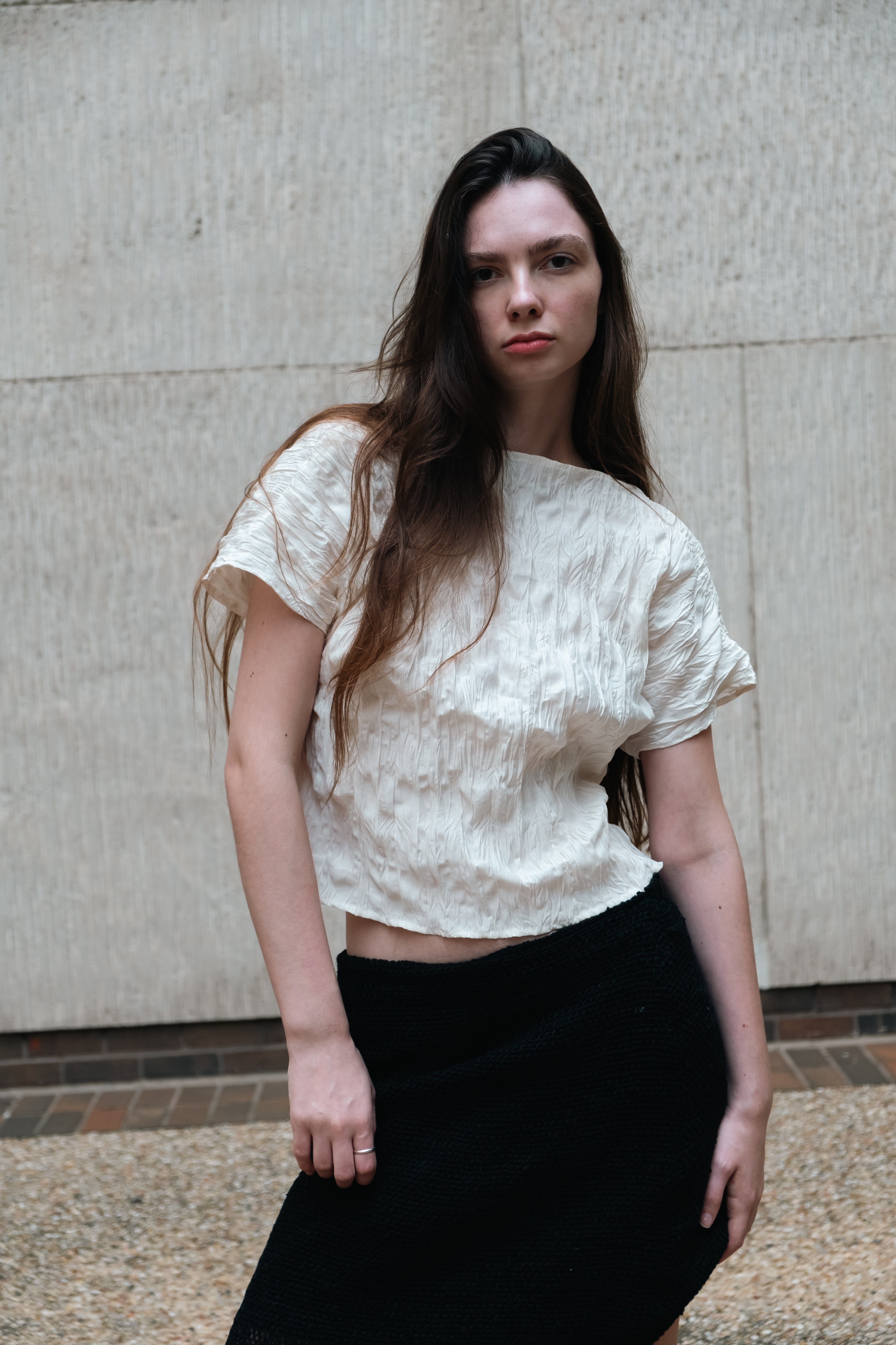 Rema crushed cotton top