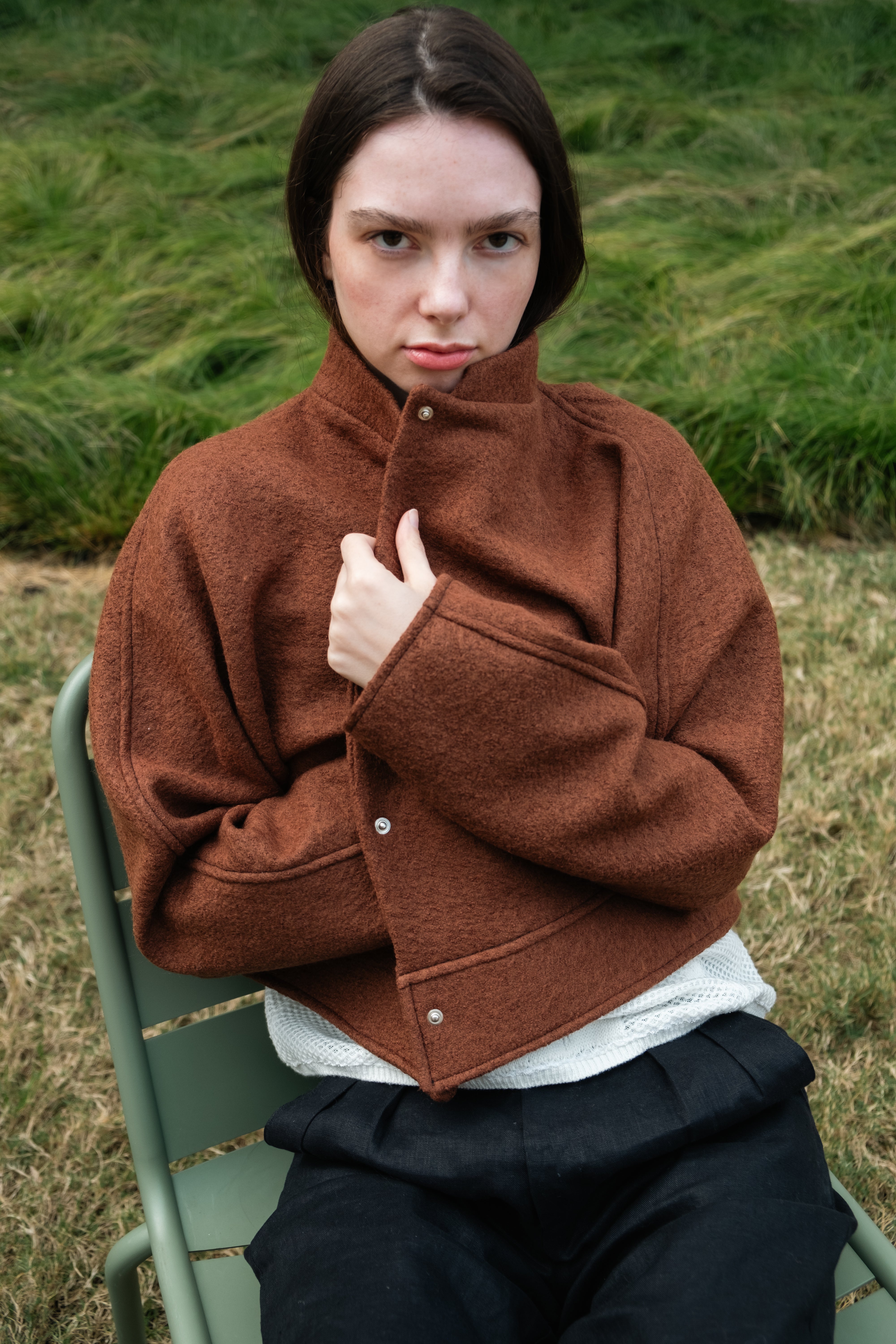 Coco boiled wool jacket
