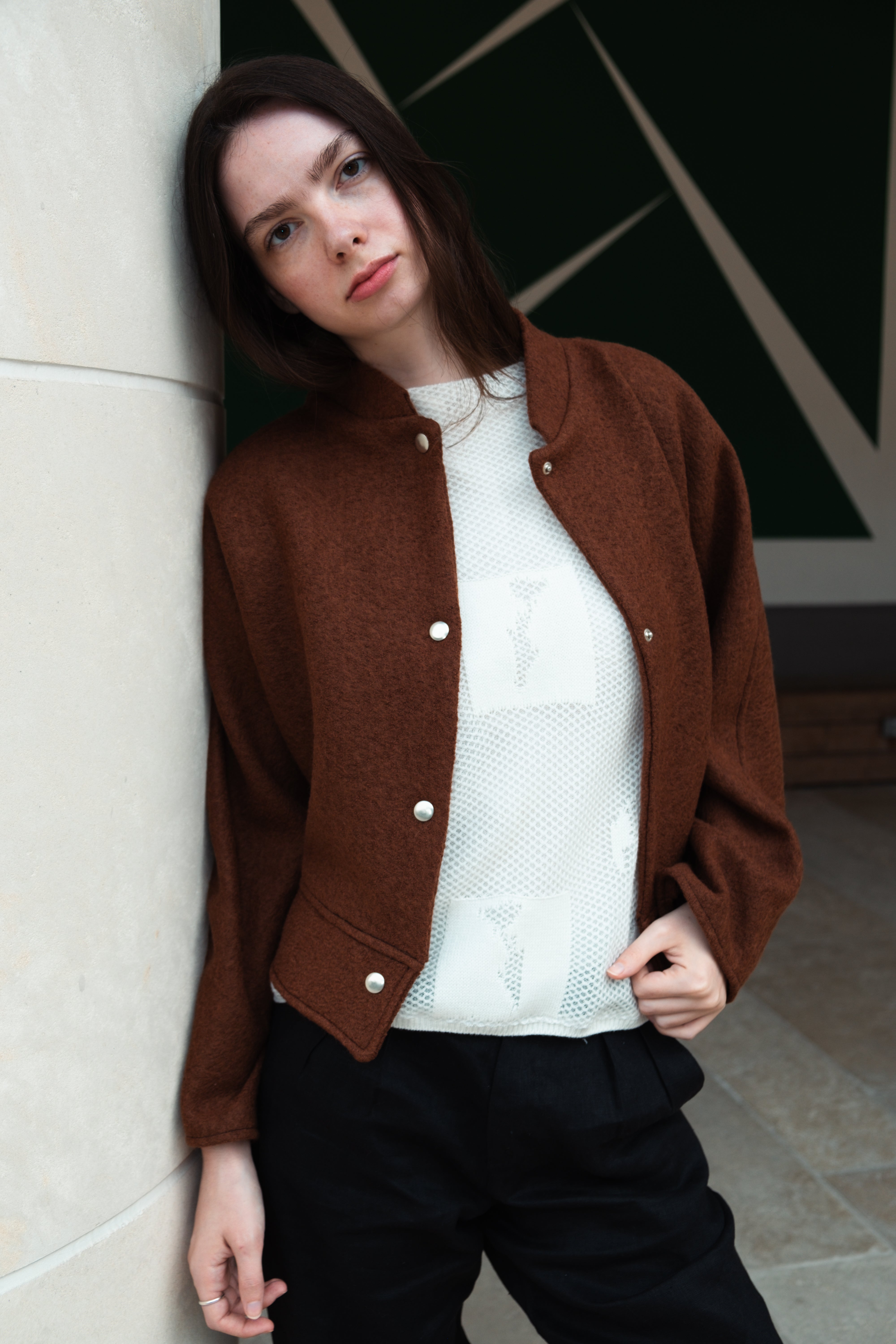 Coco boiled wool jacket