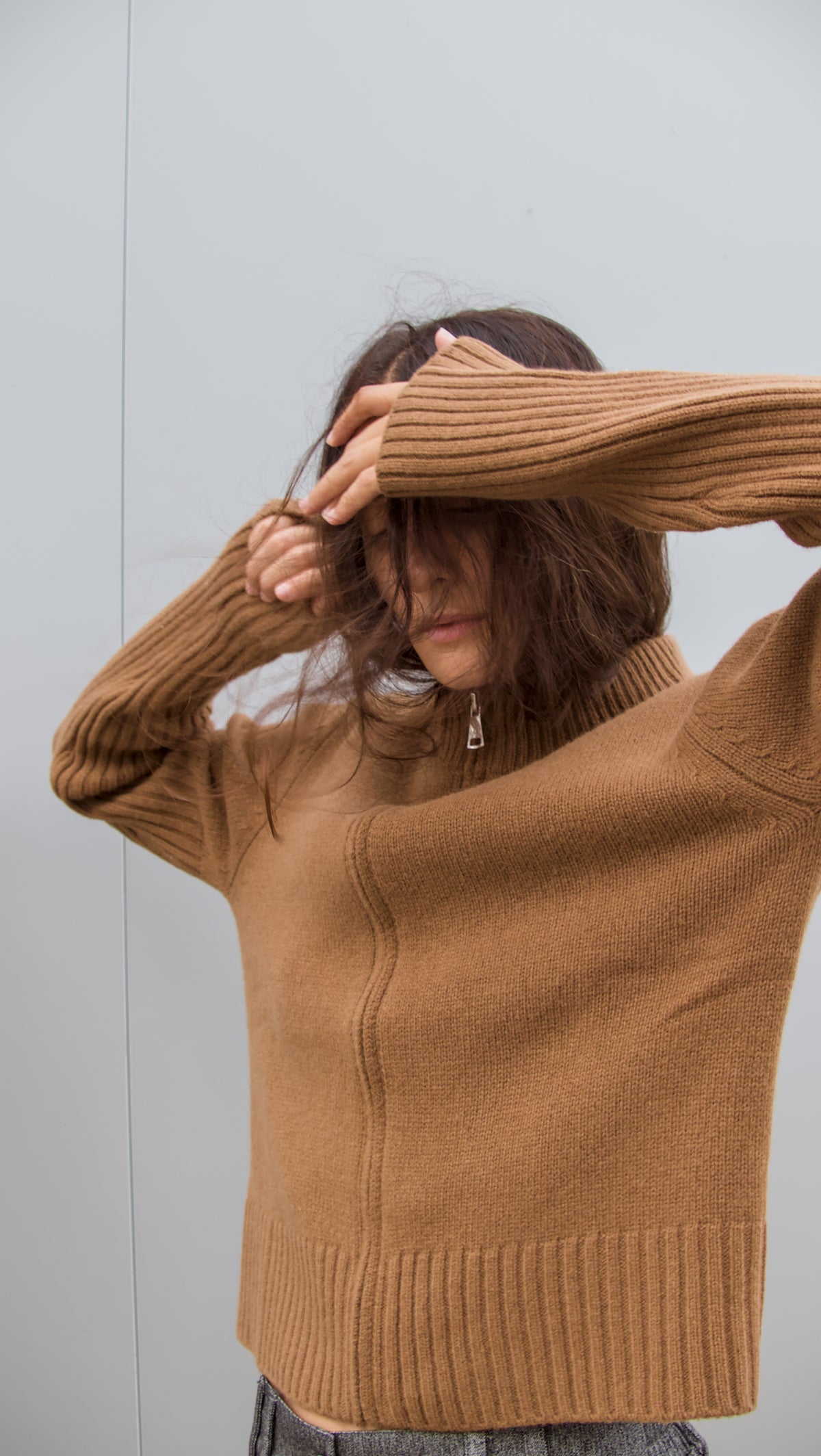 Mila cardigan in caramel