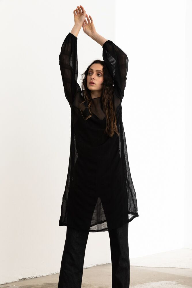 Lotus sheer dress