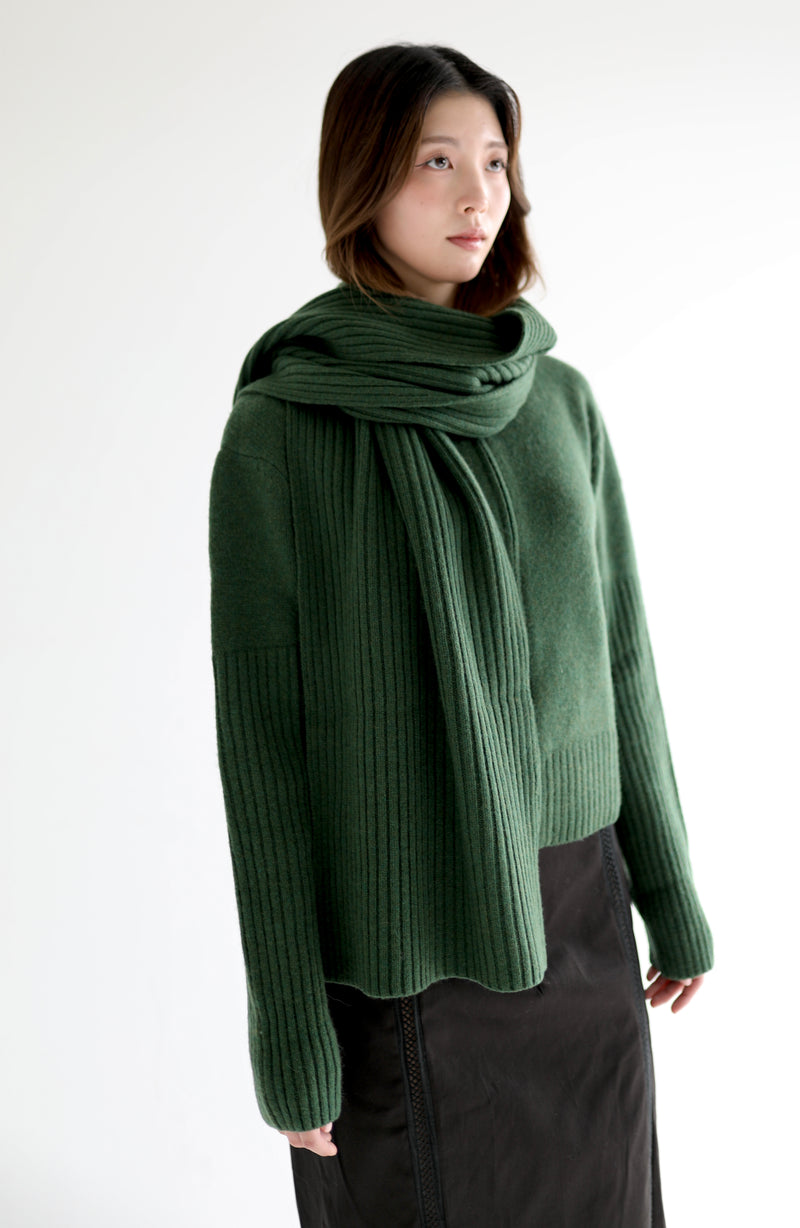 Mila scarf Forest Green