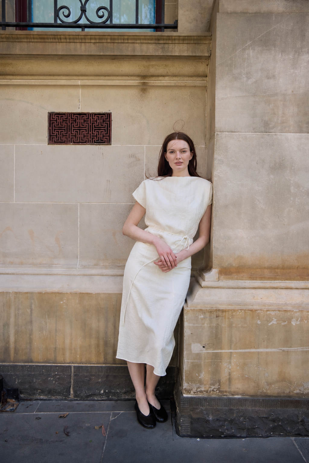 Rema dress in crushed cotton