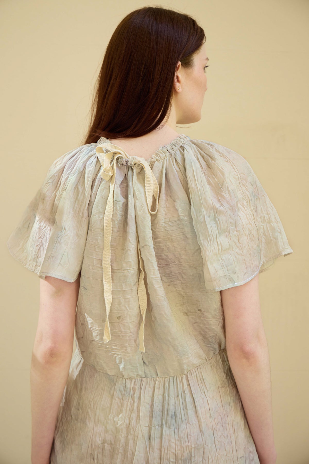 Rosie dress in crushed cotton