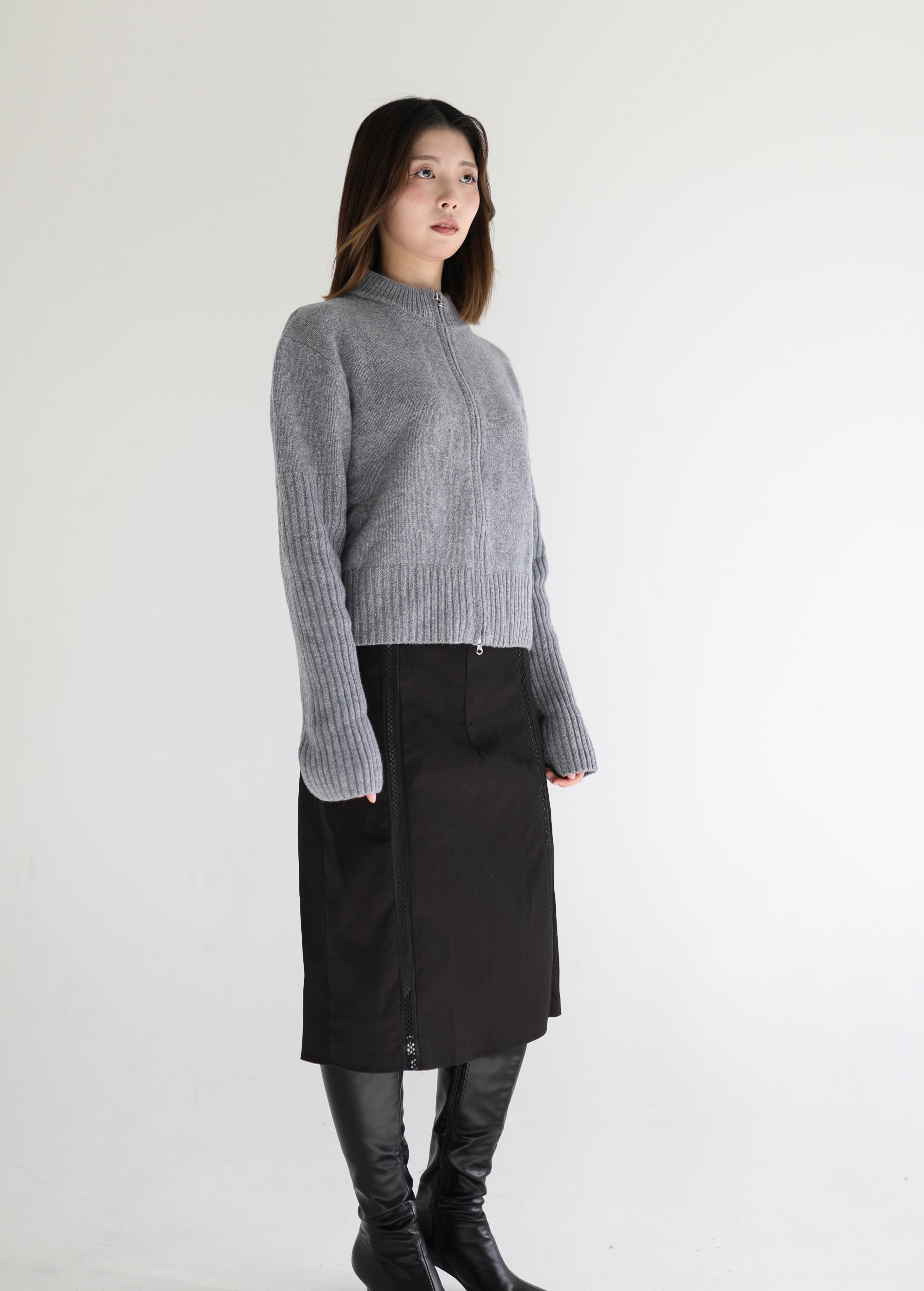 Mila cardigan in Grey