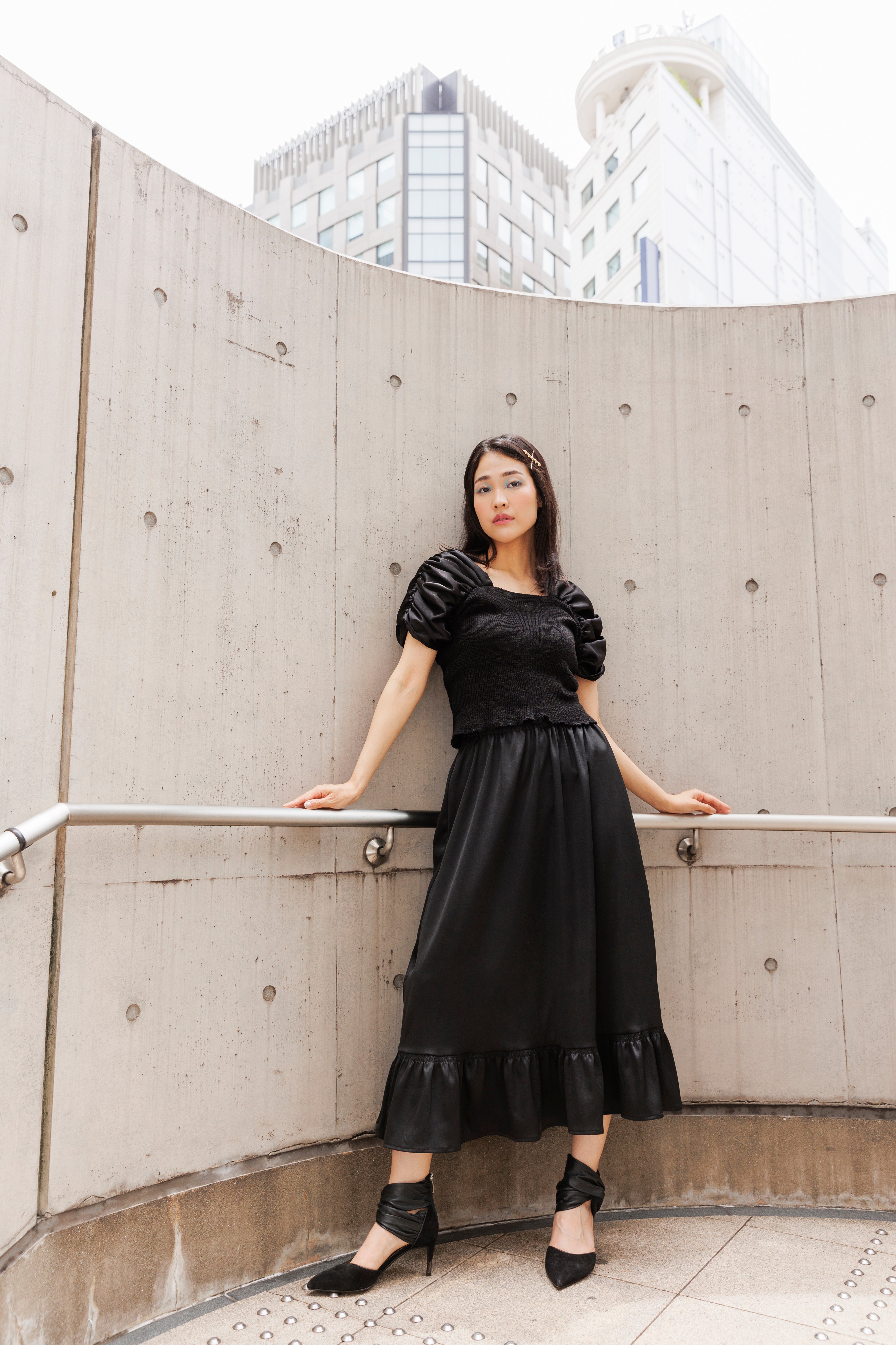 Stella skirt in Satin