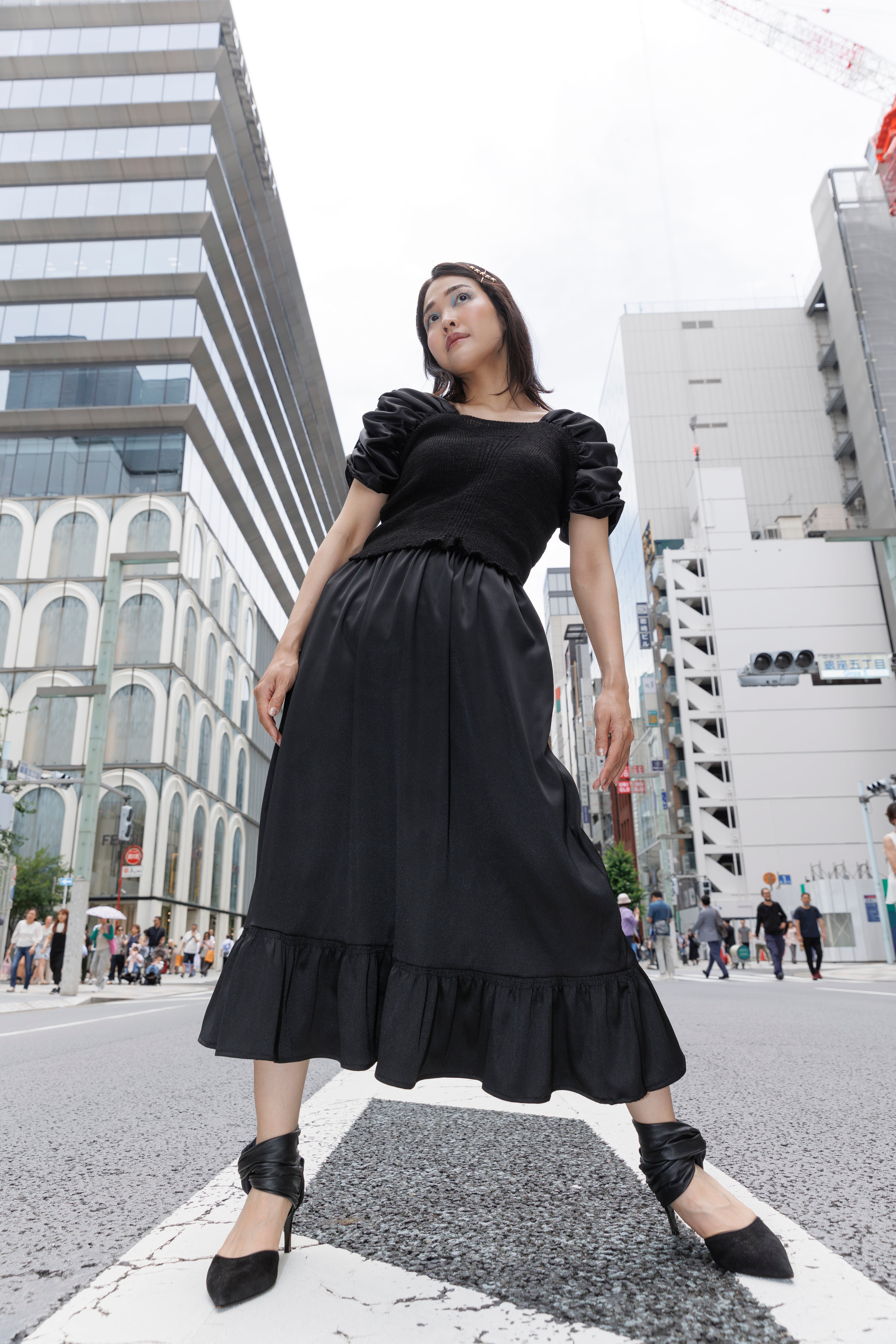 Stella skirt in Satin
