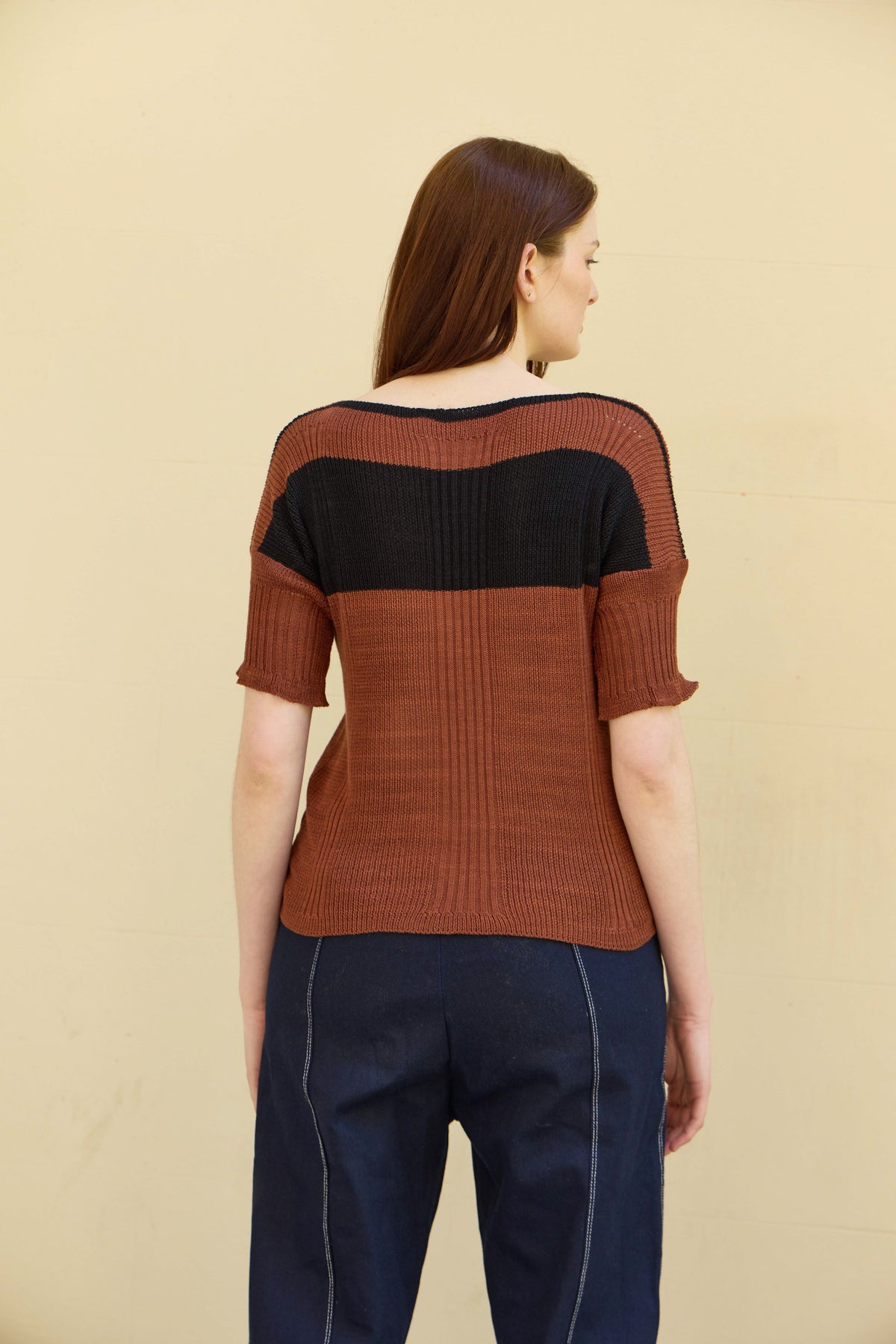 Clay knit top in coco (pre-order)