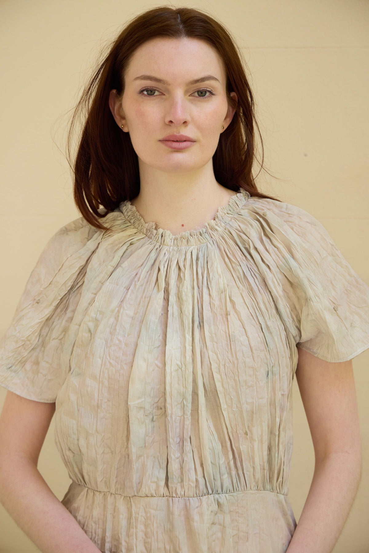 Rosie dress in crushed cotton