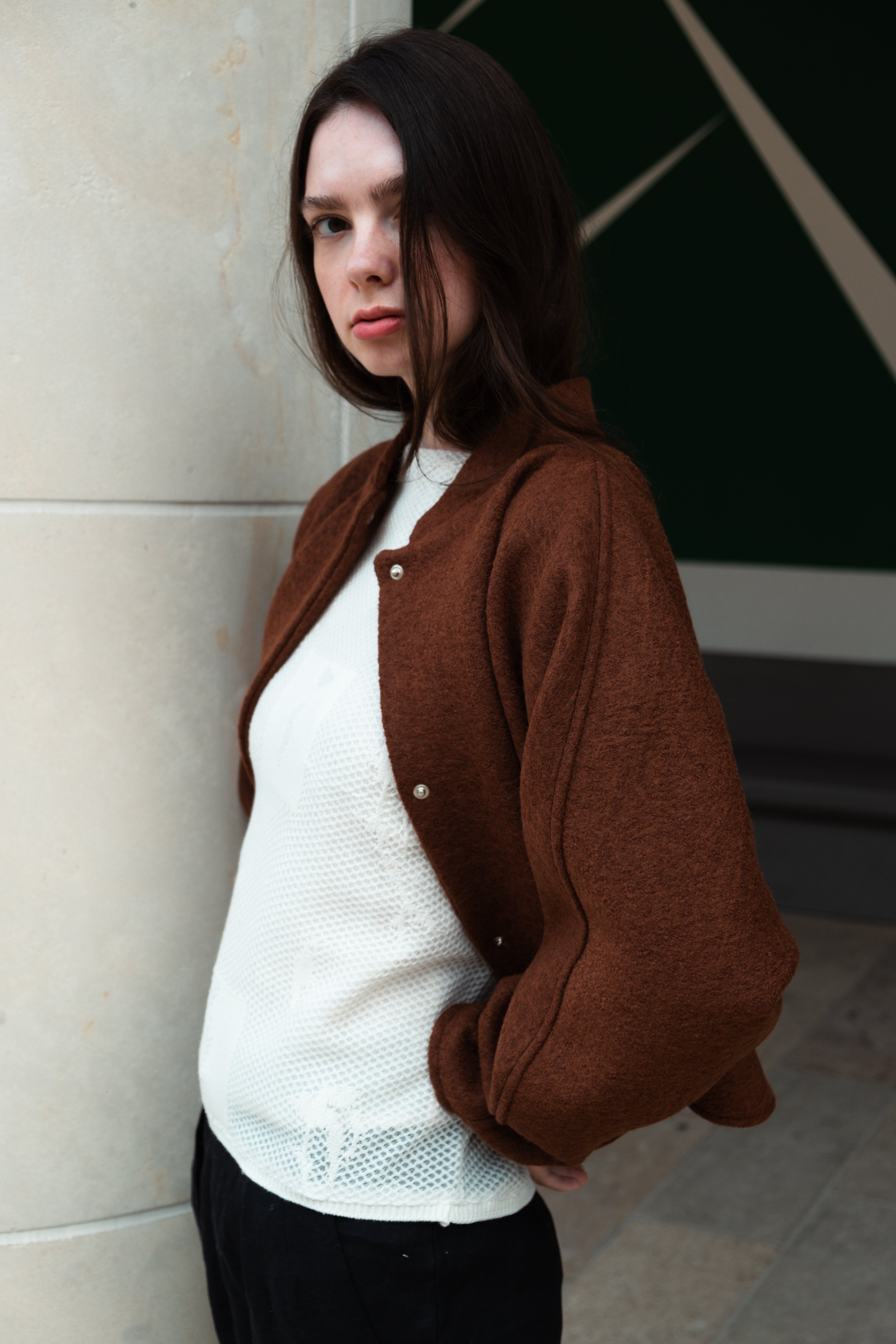 Coco boiled wool jacket