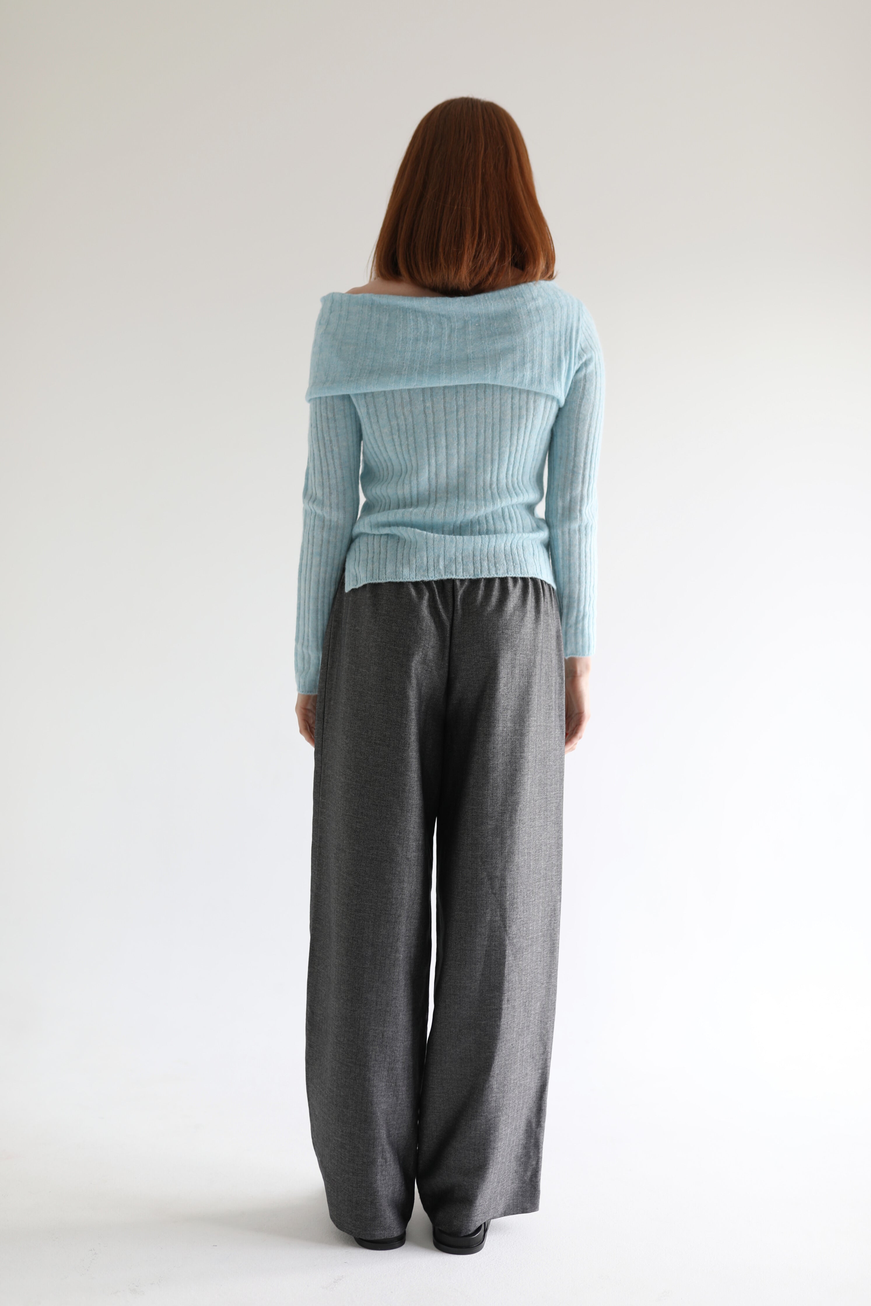 Air Knit Top in baby blue