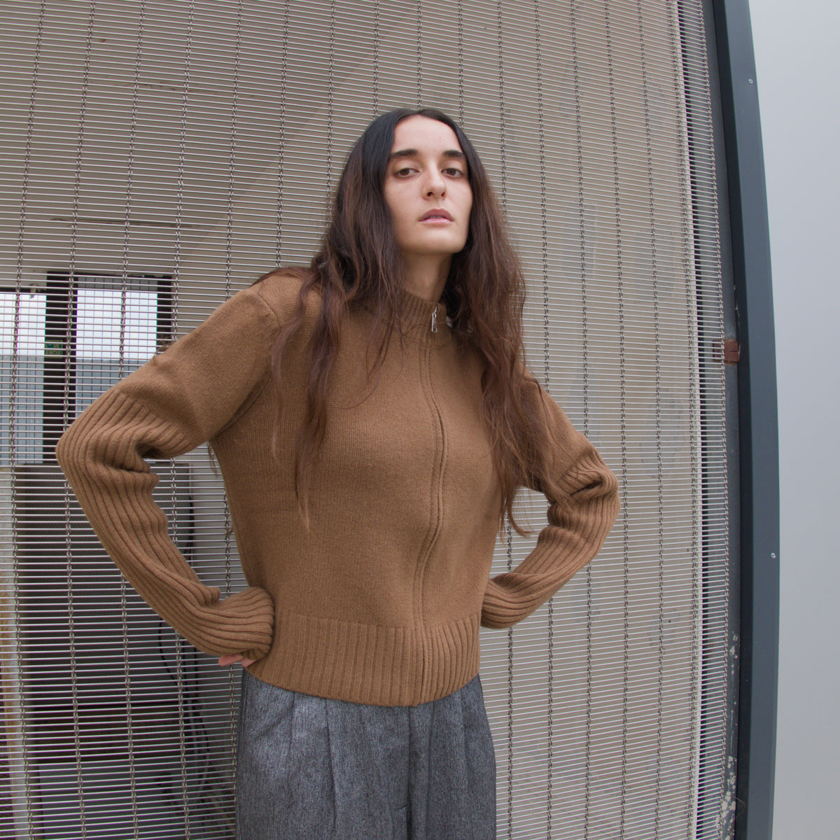 Mila cardigan in caramel