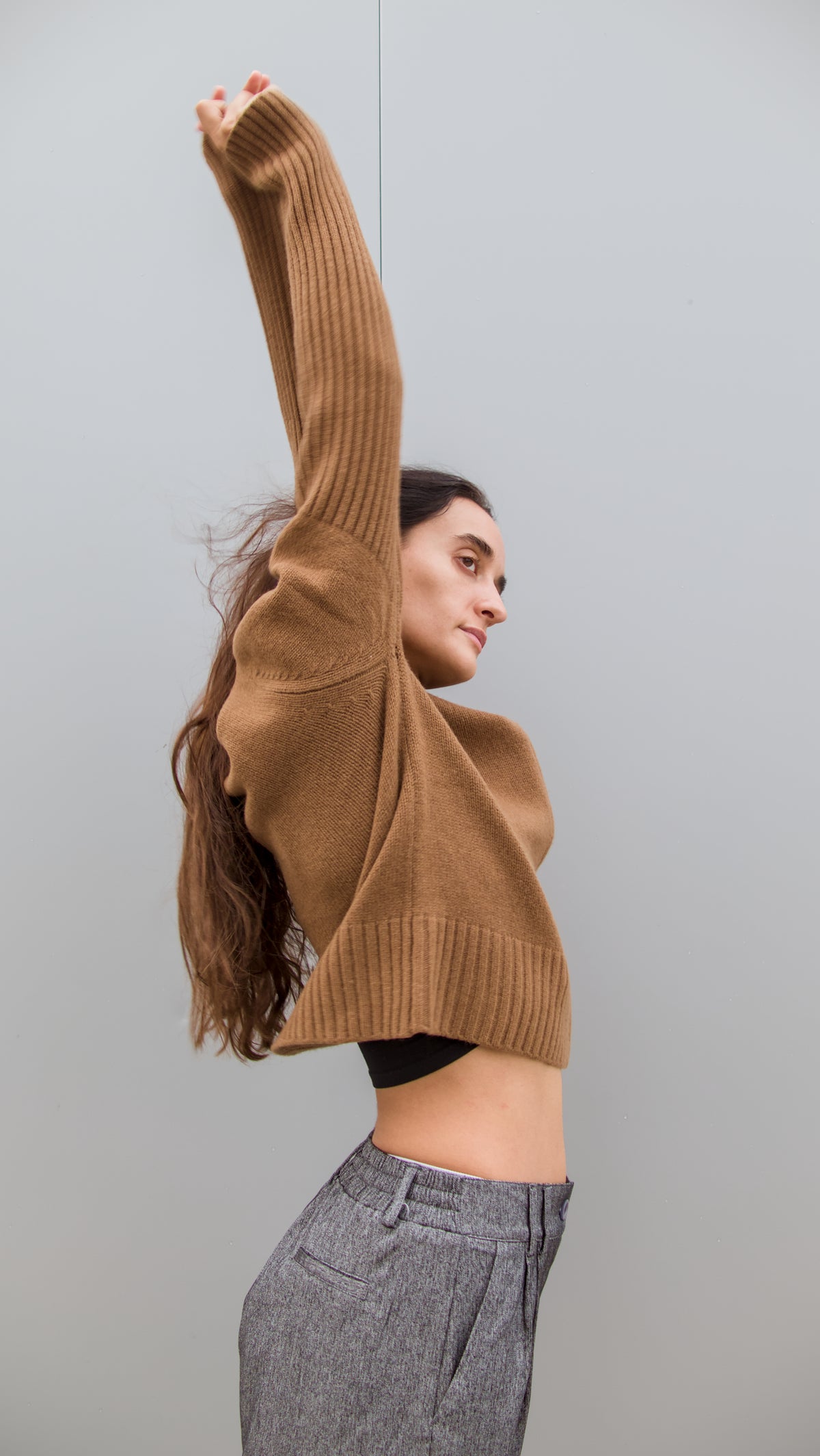 Mila cardigan in caramel