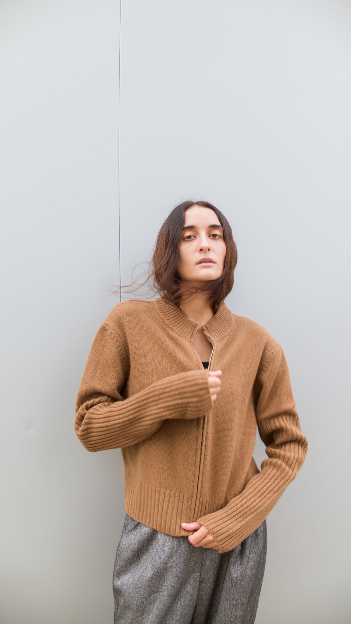Mila cardigan in caramel