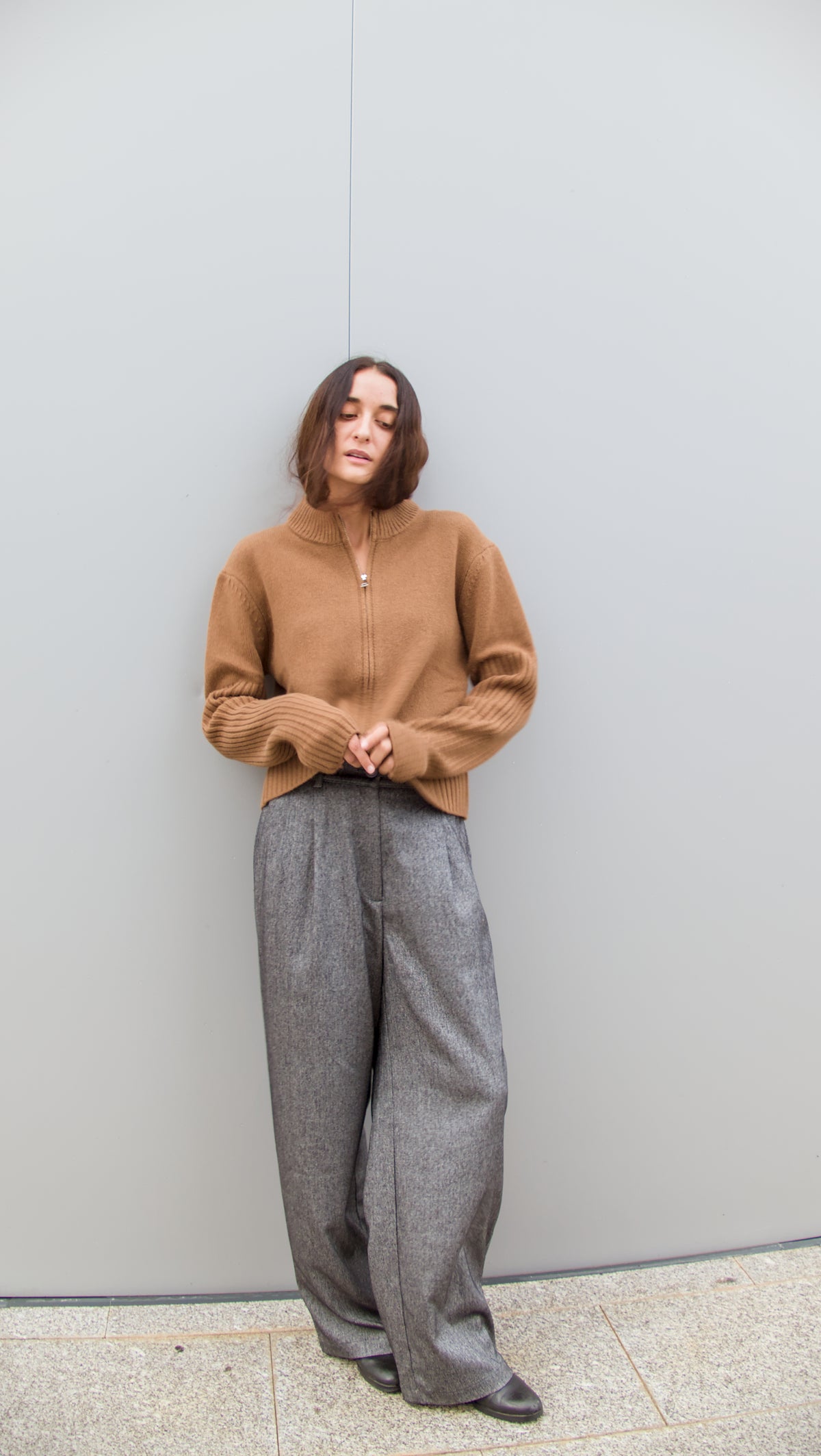 Mila cardigan in caramel
