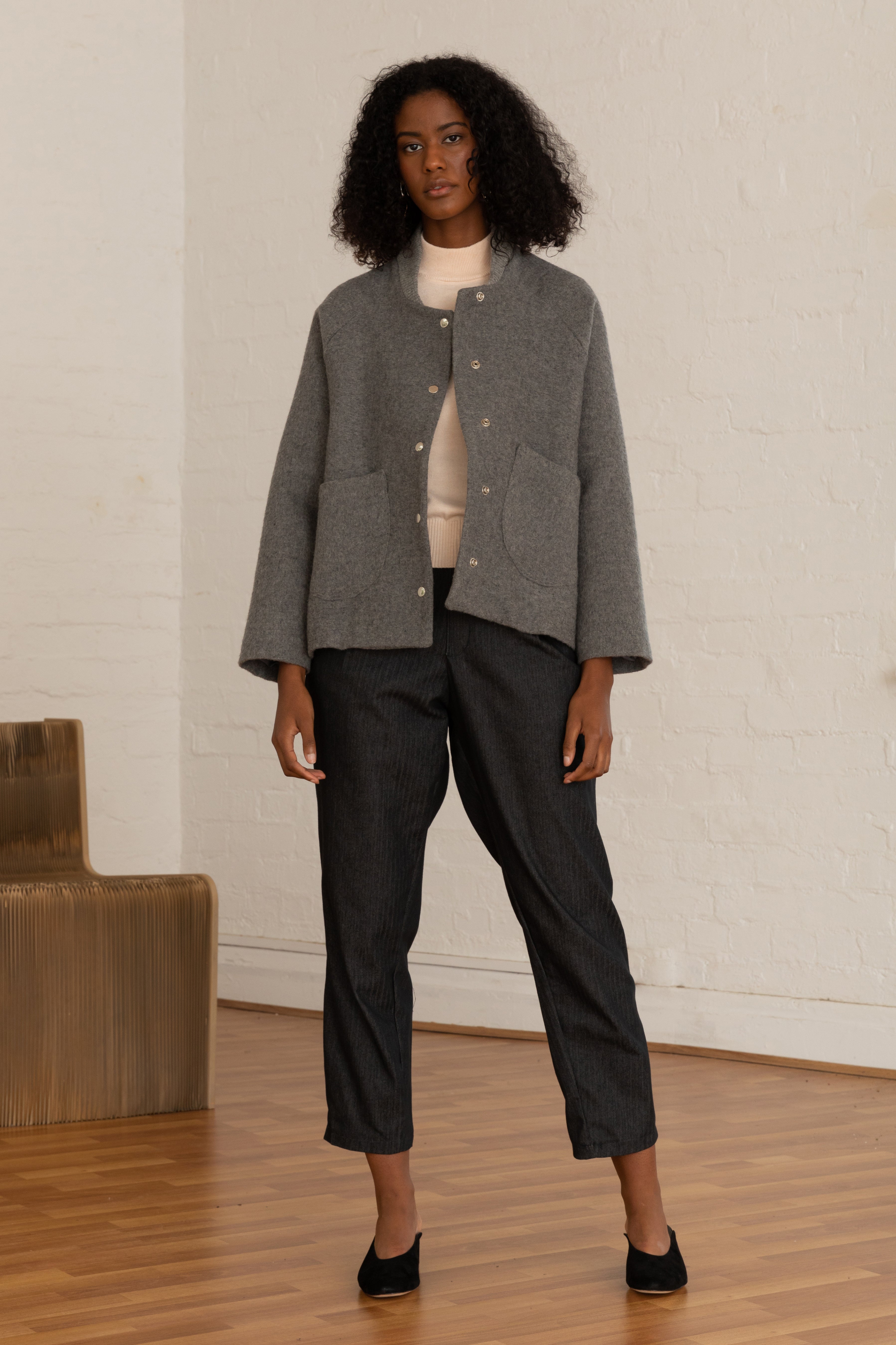 Kona Grey wool Jacket