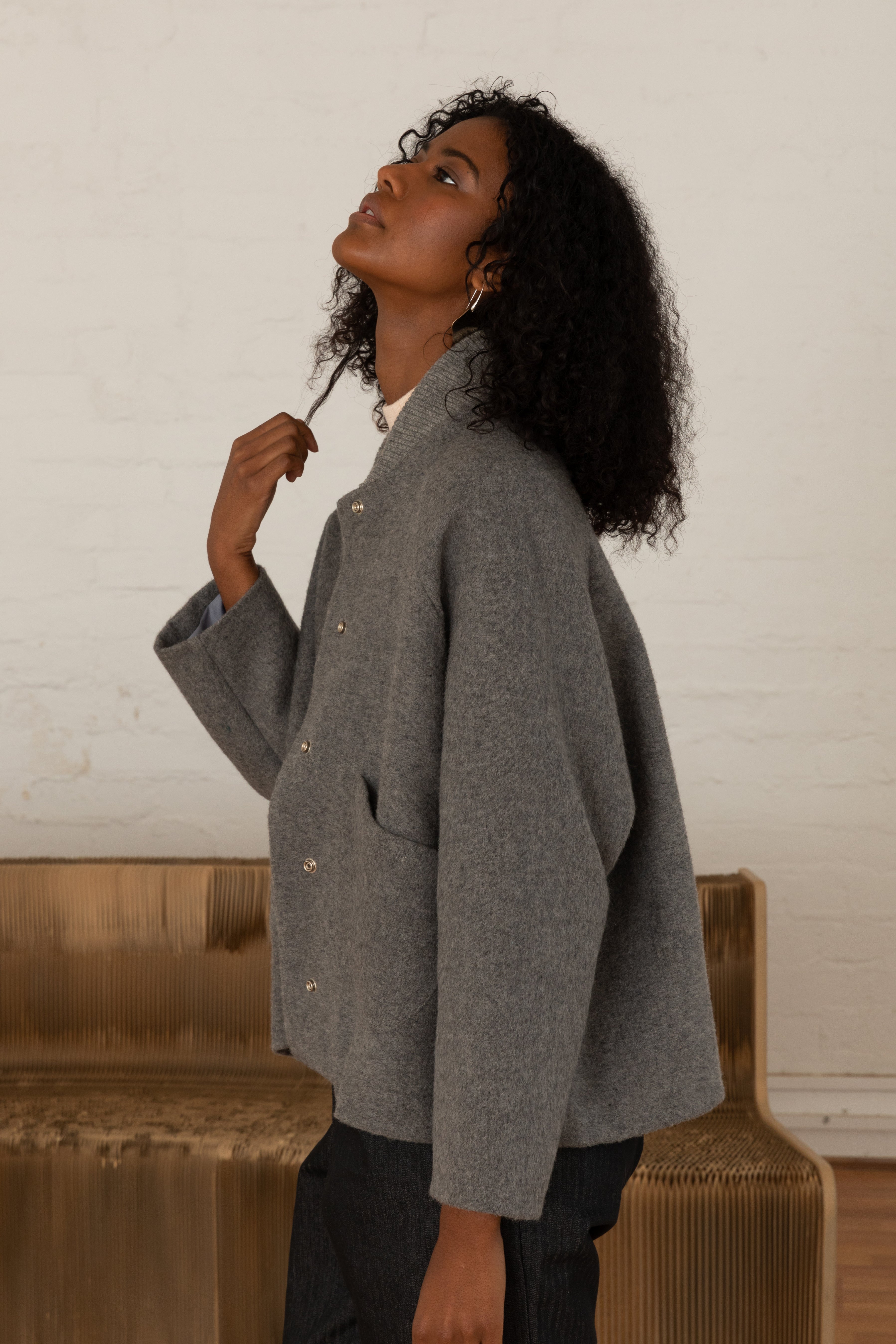 Kona Grey wool Jacket